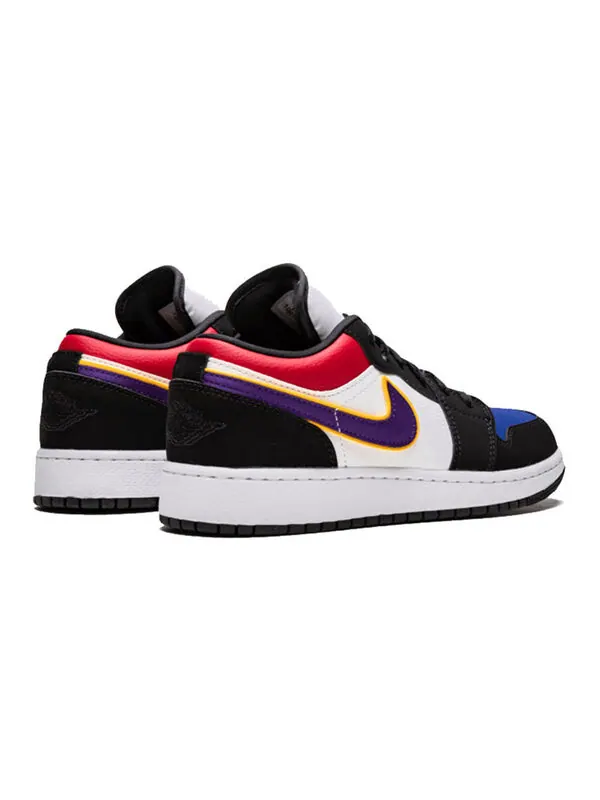 Кроссовки 1 низкие Air Jordan — изображение 4 из 4, черный/фиолетовый/белый