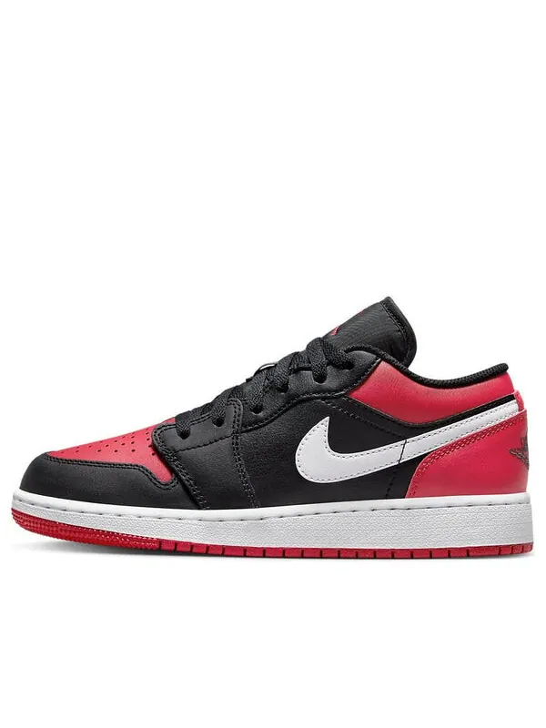 Кроссовки 1 низкие Air Jordan — изображение 1 из 4, черный/белый/красный
