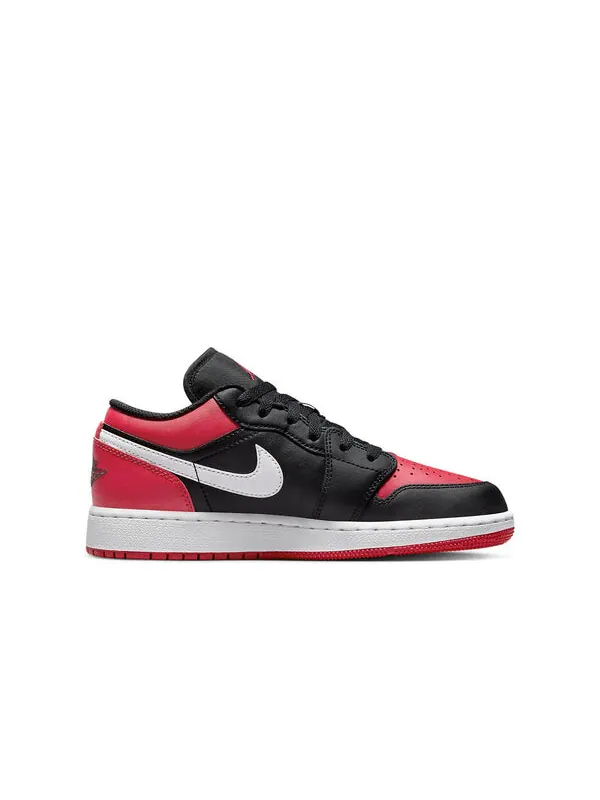 Кроссовки 1 низкие Air Jordan — изображение 2 из 4, черный/белый/красный