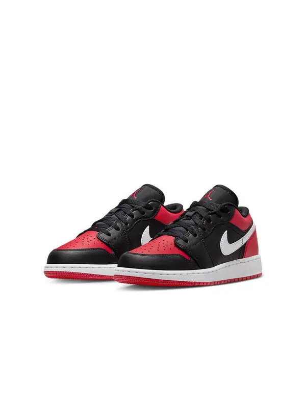 Кроссовки 1 низкие Air Jordan — изображение 3 из 4, черный/белый/красный