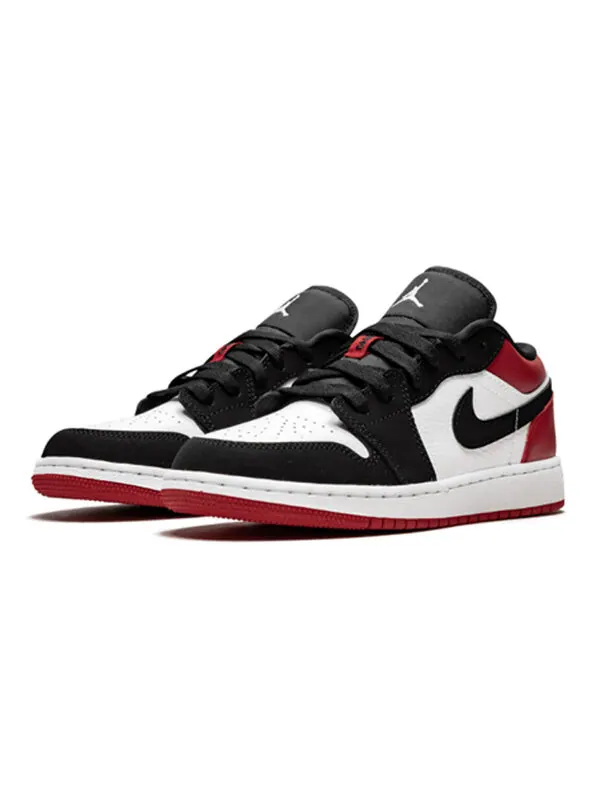 Кроссовки 1 низкие Air Jordan — изображение 3 из 4, белый/черный/красный