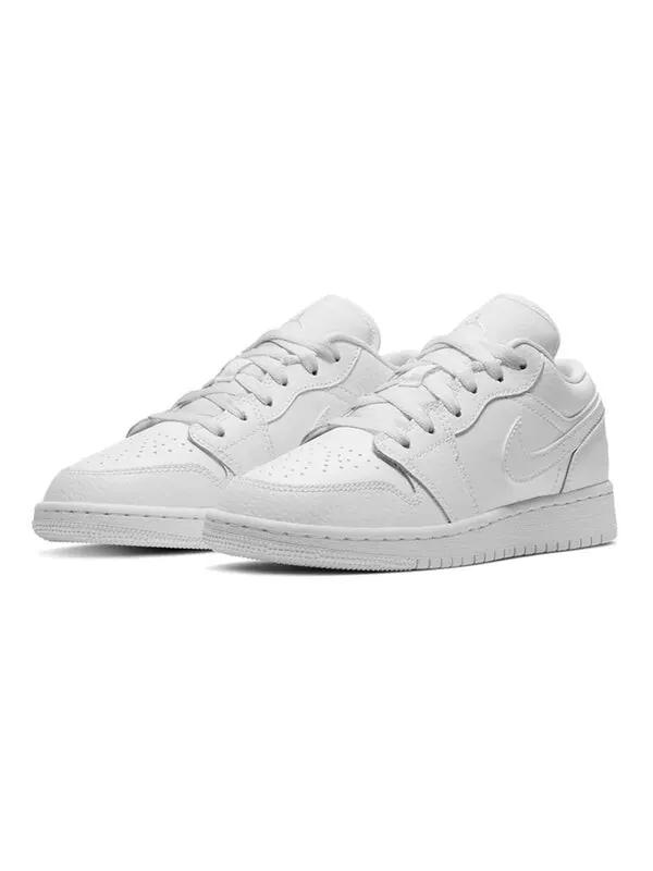 Кроссовки 1 низкие Air Jordan — изображение 3 из 4, белый