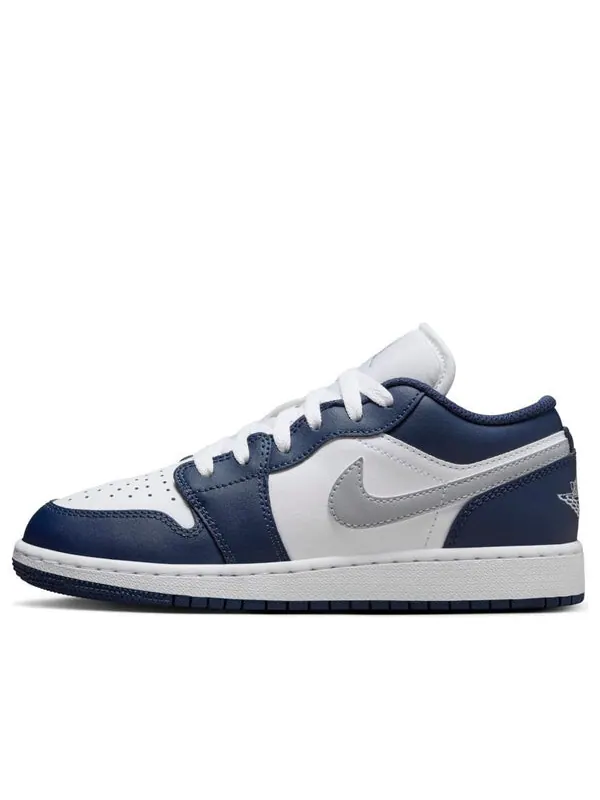 Кроссовки 1 низкие Air Jordan — изображение 1 из 4, белый/темно-синий/серый