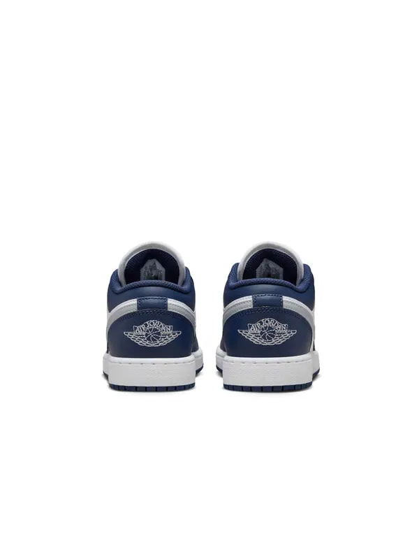 Кроссовки 1 низкие Air Jordan — изображение 4 из 4, белый/темно-синий/серый