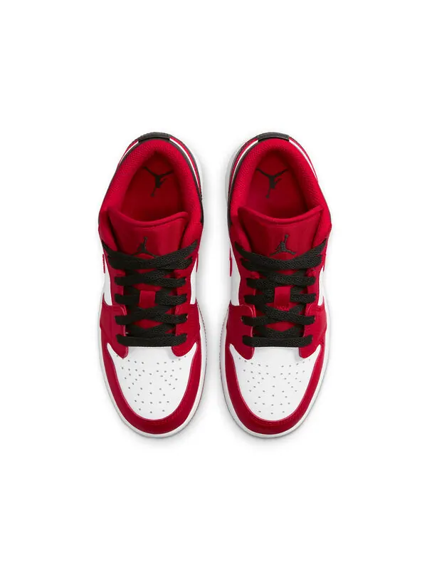 Кроссовки 1 низкие Air Jordan — изображение 4 из 4, красный/белый