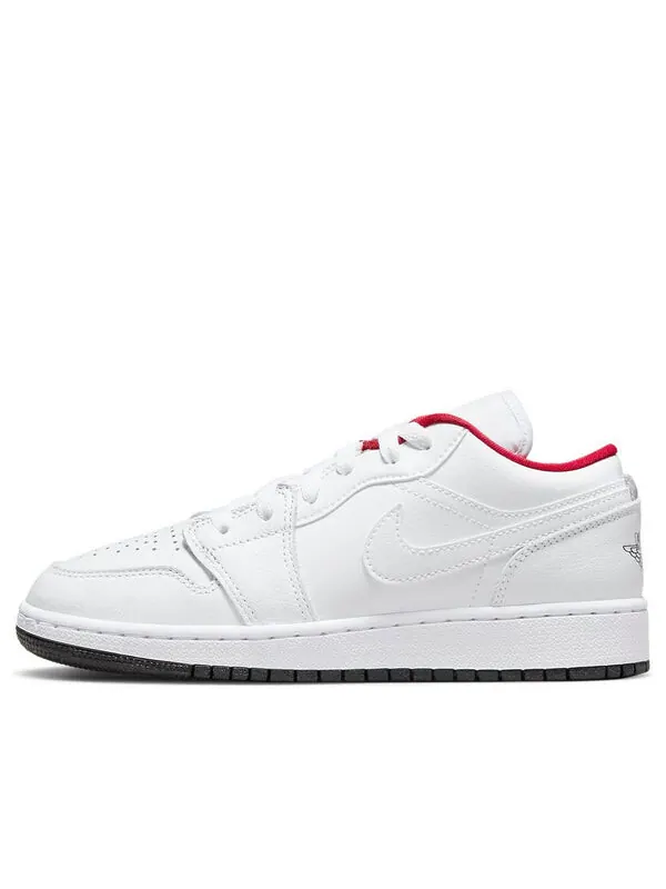Кроссовки 1 low 'white gym red black' Air Jordan — изображение 1 из 4, белый