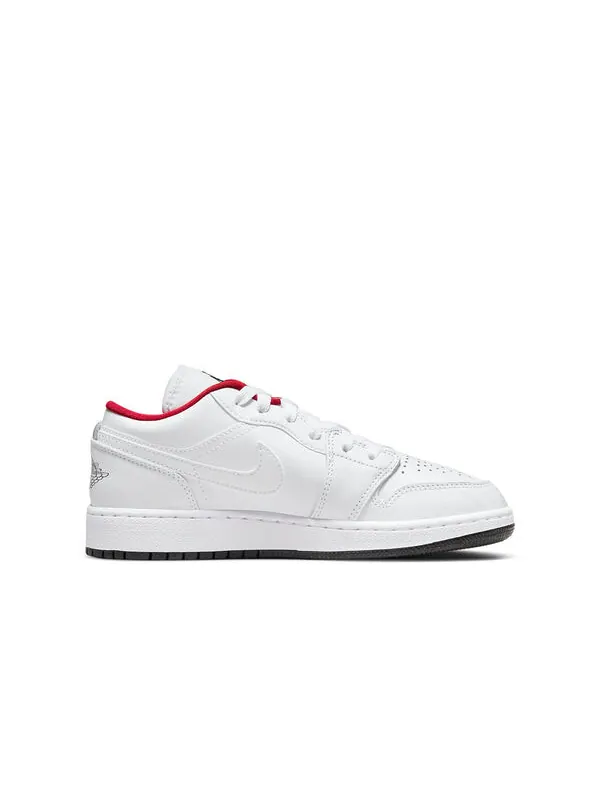 Кроссовки 1 low 'white gym red black' Air Jordan — изображение 2 из 4, белый