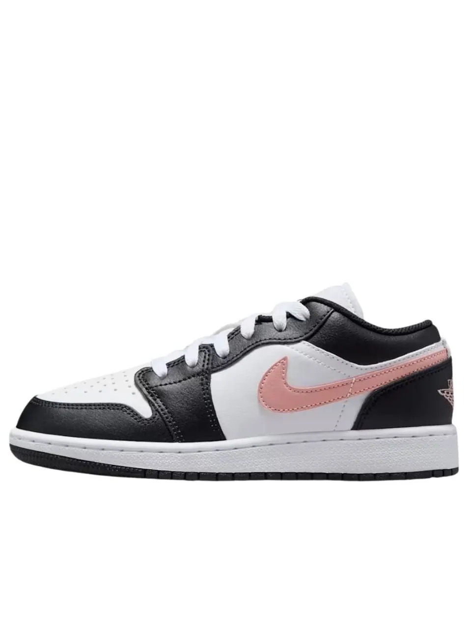 (GS) Air Jordan 1 Low 'White Black Rust Pink' — изображение 1 из 6, белый/черный/розовый