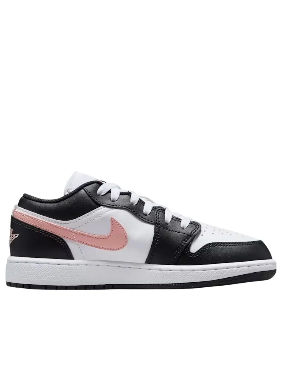 (GS) Air Jordan 1 Low 'White Black Rust Pink' — изображение 2 из 6, белый/черный/розовый
