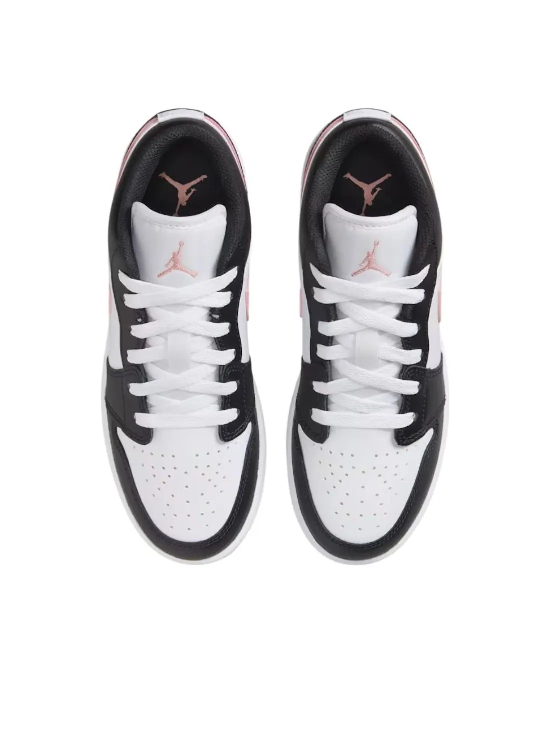 (GS) Air Jordan 1 Low 'White Black Rust Pink' — изображение 3 из 6, белый/черный/розовый