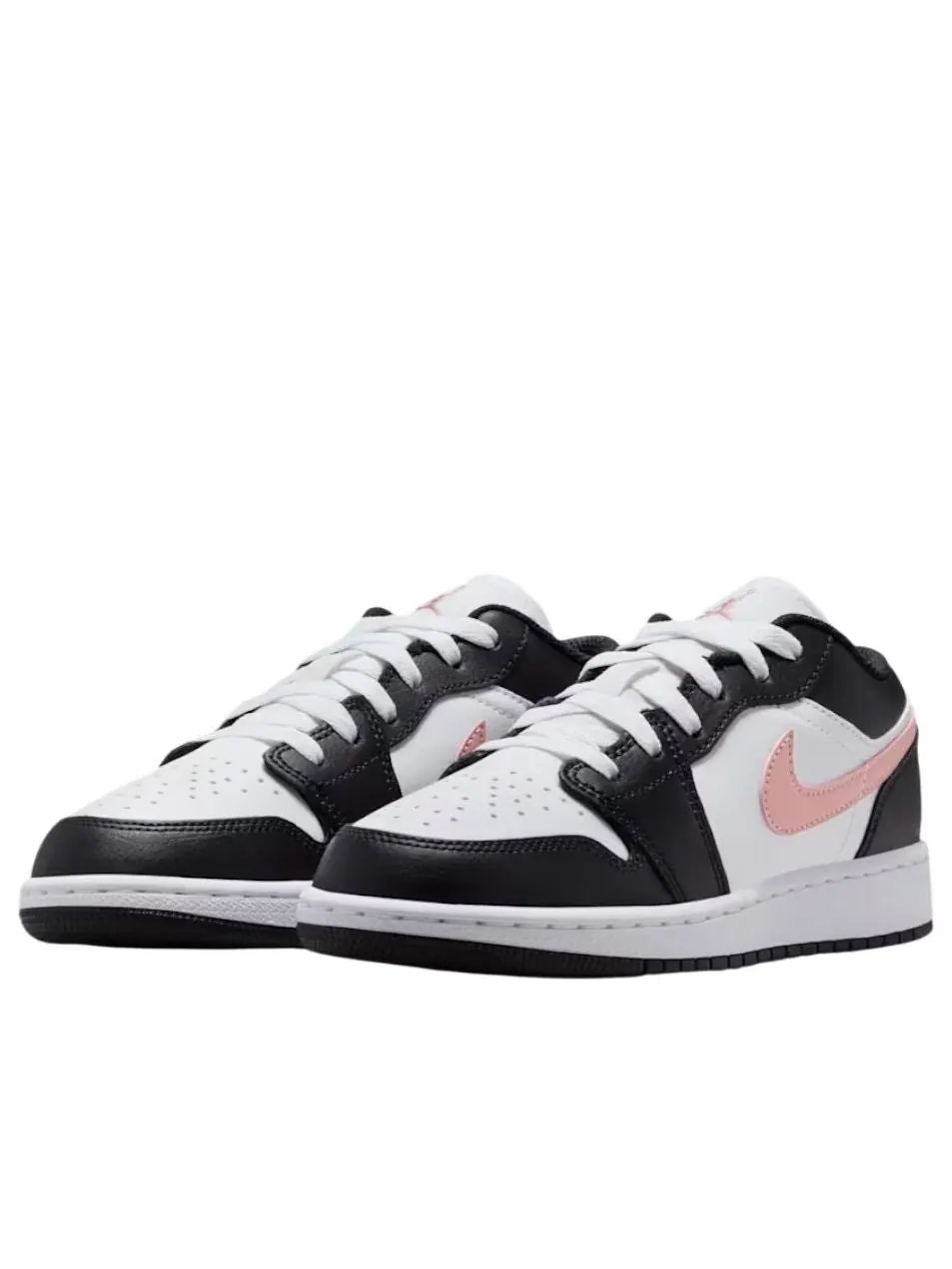 (GS) Air Jordan 1 Low 'White Black Rust Pink' — изображение 4 из 6, белый/черный/розовый