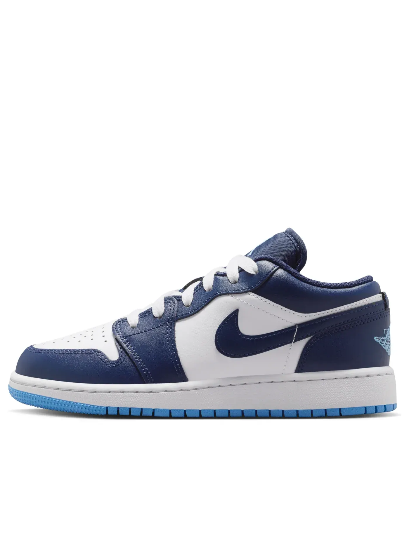 Кроссовки (GS) Air Jordan 1 Low 'Midnight Navy University Blue' — изображение 1 из 7, темно-синий