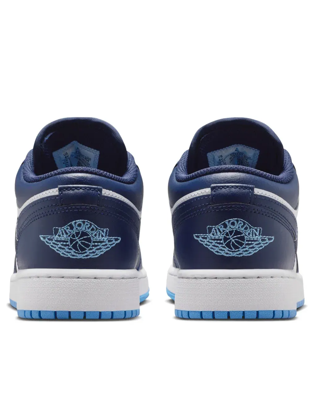 Кроссовки (GS) Air Jordan 1 Low 'Midnight Navy University Blue' — изображение 3 из 7, темно-синий