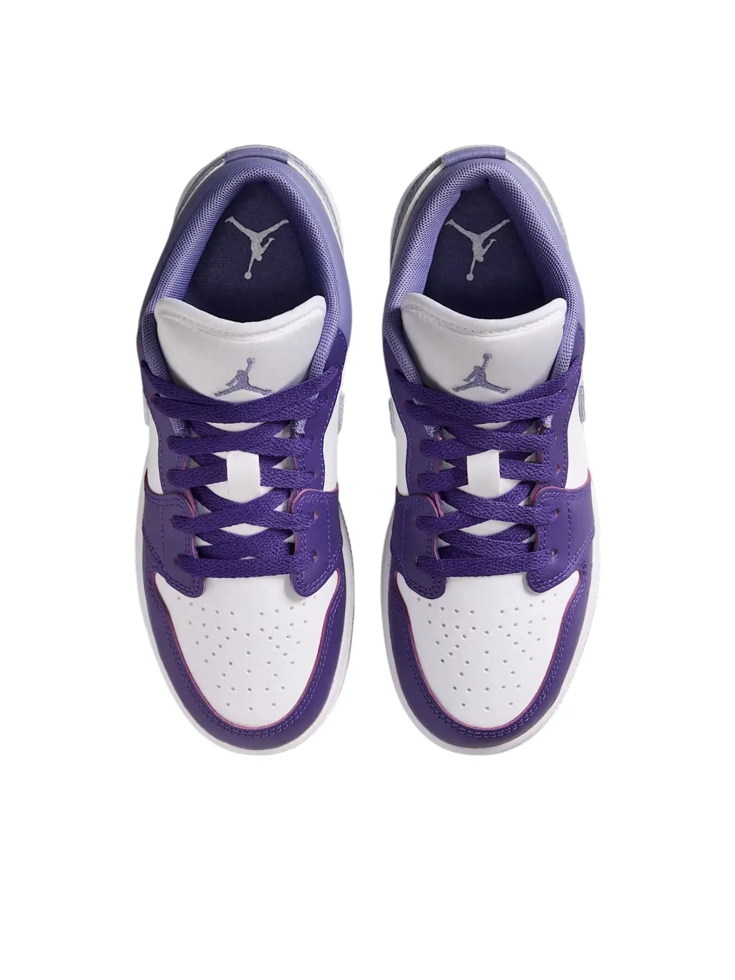 Кроссовки (GS) Air Jordan 1 Low 'Court Purple Dusty Amethyst' — изображение 3 из 6, фиолетовый