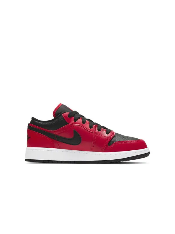 Кроссовки 1 низкие Air Jordan — изображение 2 из 4, красный/черный
