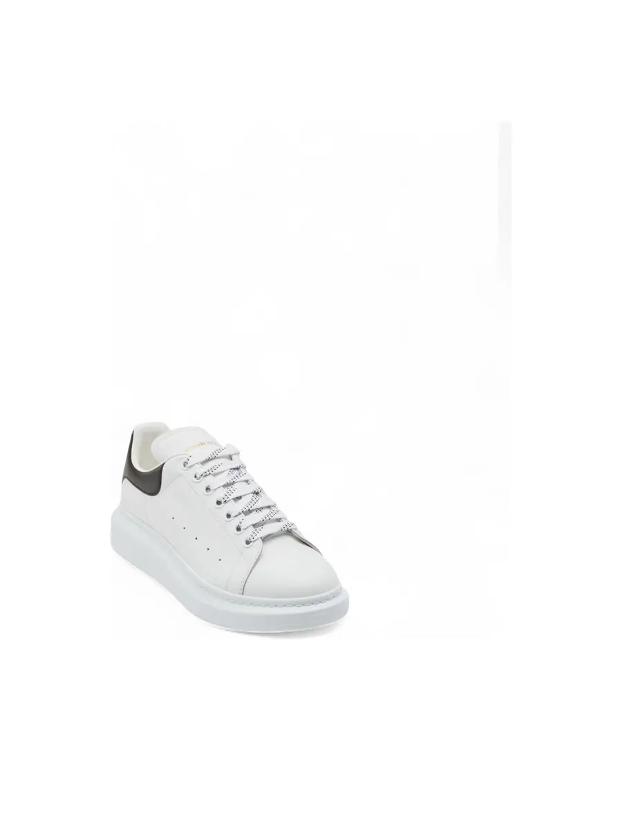 Кроссовки Alexander McQueen Oversized Sneaker 'White Black' 2024 — изображение 2 из 4, белый