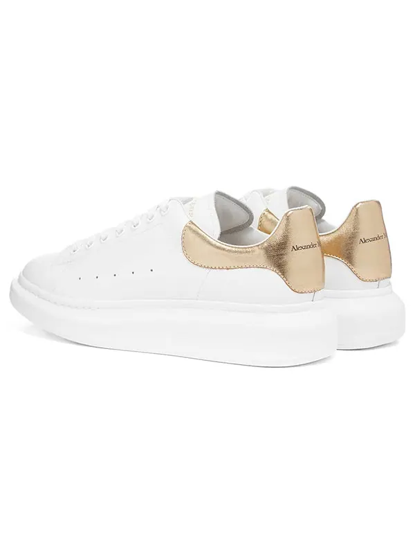 Кроссовки oversized sneaker 'white gold' Alexander Mcqueen — изображение 3 из 4, белый/золотистый