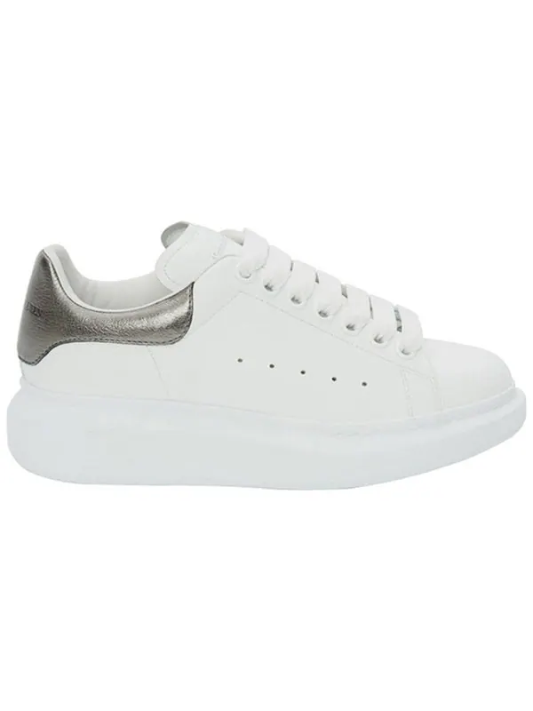 Кроссовки oversized sneaker 'bleach white silver' Alexander Mcqueen — изображение 2 из 4