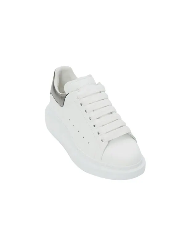 Кроссовки oversized sneaker 'bleach white silver' Alexander Mcqueen — изображение 3 из 4