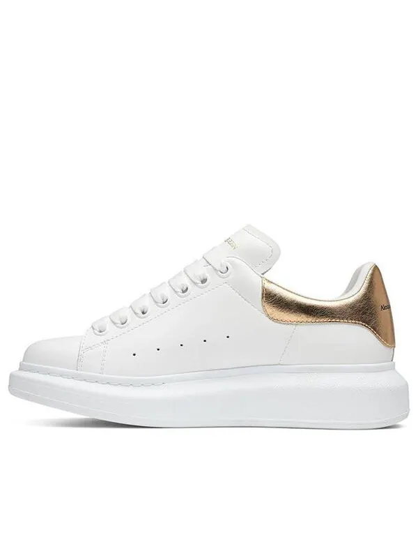 Кроссовки oversized sneaker 'white light gold' Alexander Mcqueen — изображение 1 из 4, белый/светлый золотистый
