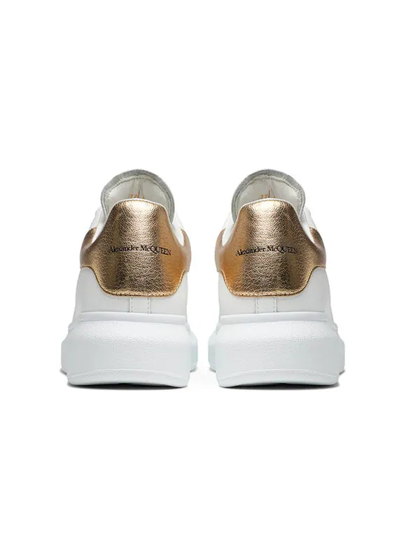 Кроссовки oversized sneaker 'white light gold' Alexander Mcqueen — изображение 3 из 4, белый/светлый золотистый