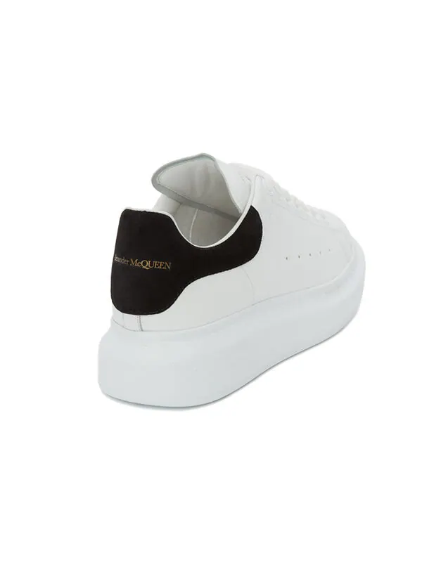 Кроссовки oversized sneaker 'white black suede' Alexander Mcqueen — изображение 3 из 4, белый/черный