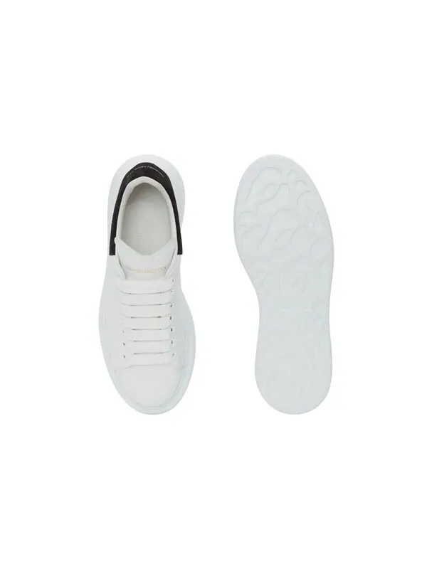 Кроссовки oversized sneaker 'white black suede' Alexander Mcqueen — изображение 4 из 4, белый/черный