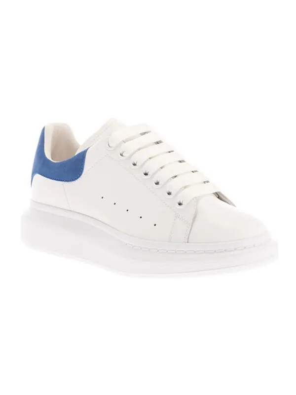 Кроссовки oversized sneaker 'white paris blue' Alexander Mcqueen — изображение 2 из 4, белый/синий