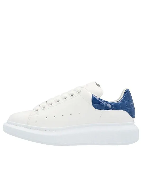 Кроссовки oversized sneaker 'indigo croc' Alexander Mcqueen — изображение 1 из 4, белый/индиго