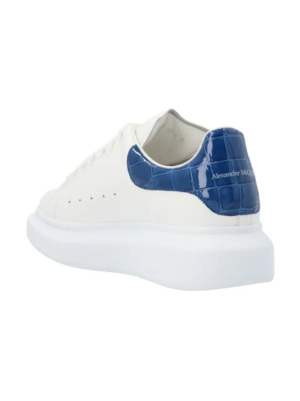 Кроссовки oversized sneaker 'indigo croc' Alexander Mcqueen — изображение 2 из 4, белый/индиго