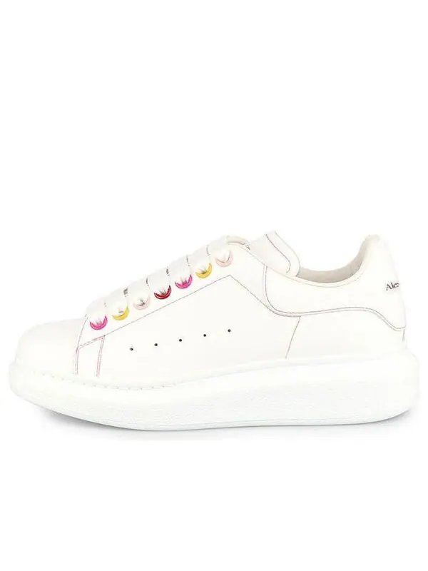 Кроссовки oversized sneaker 'white rainbow' Alexander Mcqueen — изображение 1 из 4, белый//мульти