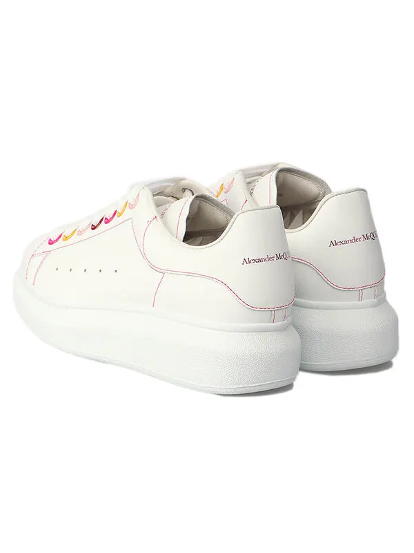 Кроссовки oversized sneaker 'white rainbow' Alexander Mcqueen — изображение 4 из 4, белый//мульти