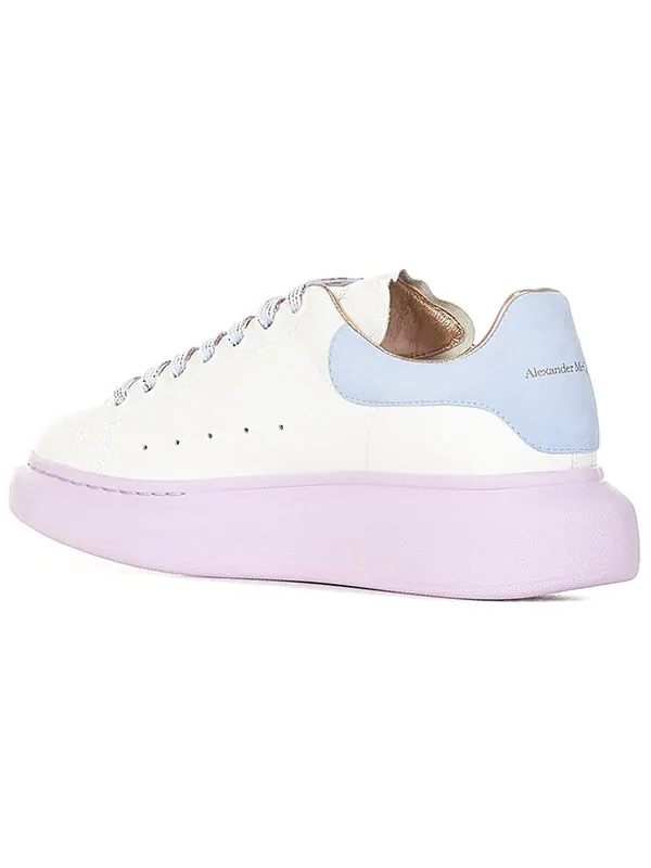 Кроссовки oversized sneaker 'white blue lilac' Alexander Mcqueen — изображение 3 из 4, белый/синий