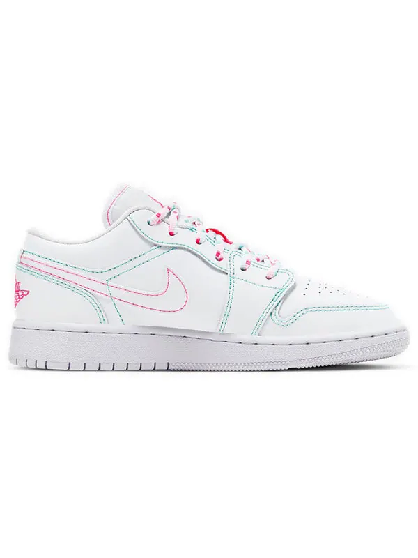 Кроссовки 1 низкие Air Jordan — изображение 2 из 4, белый
