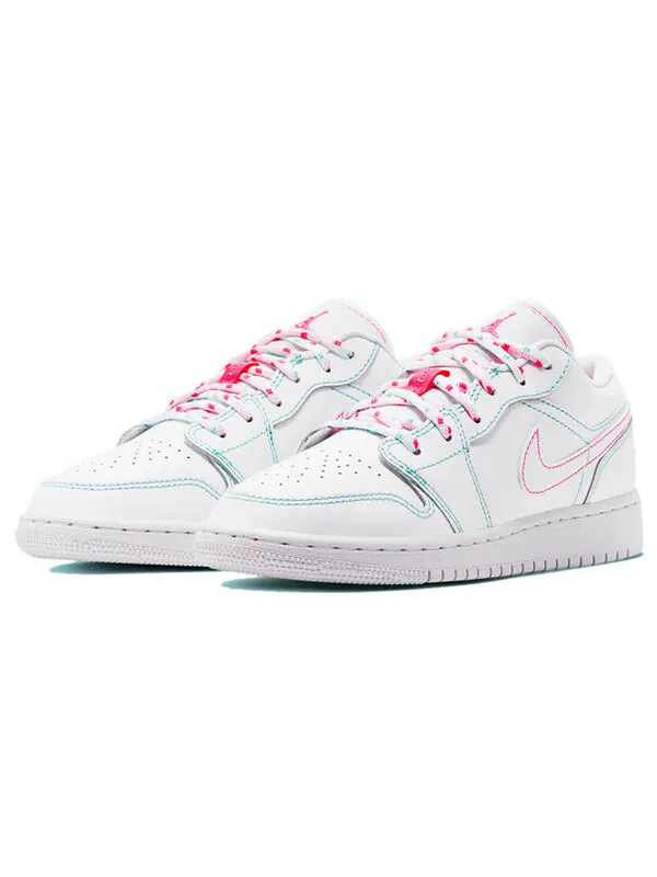 Кроссовки 1 низкие Air Jordan — изображение 3 из 4, белый