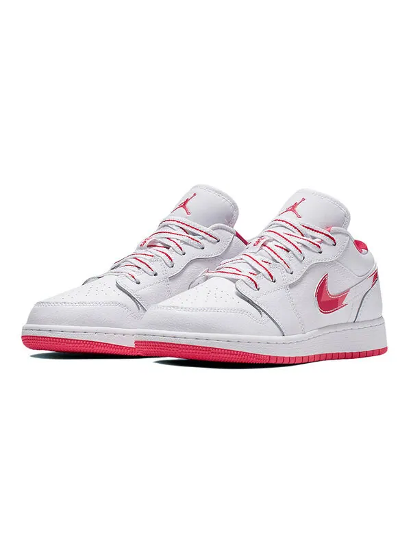 Кроссовки 1 низкие Air Jordan — изображение 3 из 4, белый