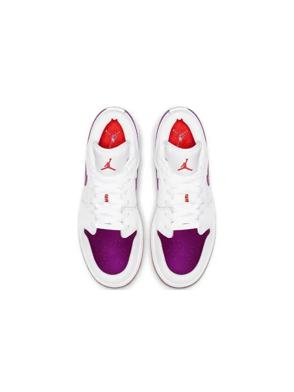 Кроссовки 1 низкие Air Jordan — изображение 3 из 4, белый/-розовый