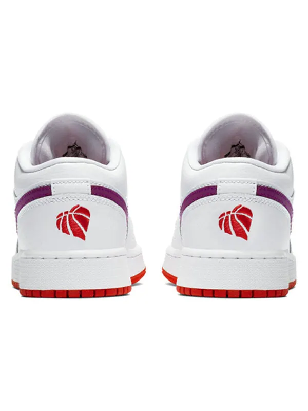 Кроссовки 1 низкие Air Jordan — изображение 4 из 4, белый/-розовый
