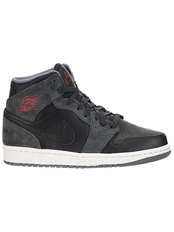 Кроссовки 1 средние Air Jordan — изображение 2 из 3, черный