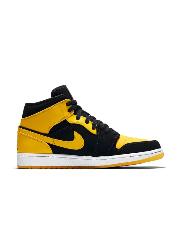 Кроссовки 1 ретро средние Air Jordan — изображение 2 из 4, черный/-белый