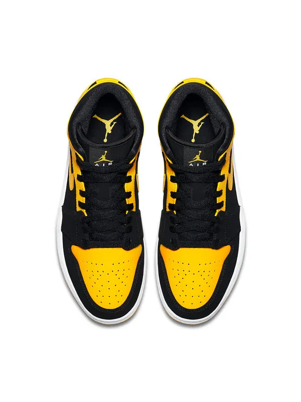 Кроссовки 1 ретро средние Air Jordan — изображение 4 из 4, черный/-белый