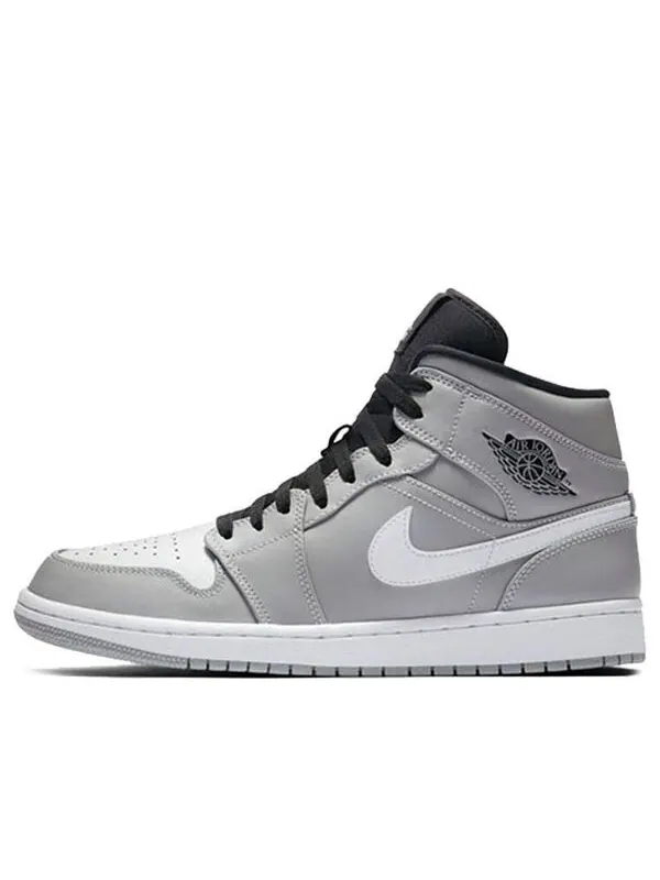 Кроссовки 1 средние Air Jordan — изображение 1 из 4, серый/белый/черный