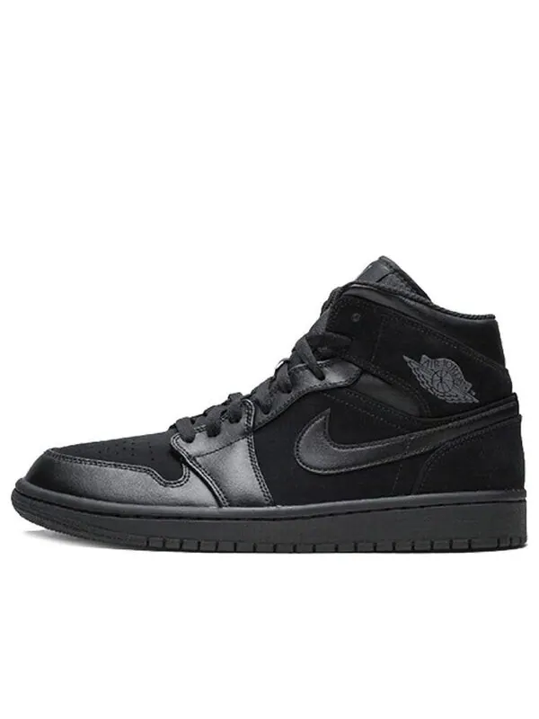Кроссовки 1 средние Air Jordan — изображение 1 из 4, черный