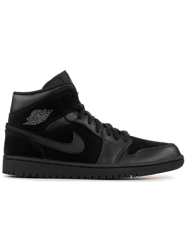 Кроссовки 1 средние Air Jordan — изображение 2 из 4, черный