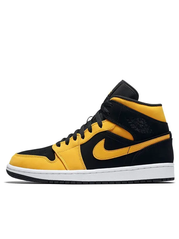 Кроссовки 1 ретро средние Air Jordan — изображение 1 из 4, черный/золотистый