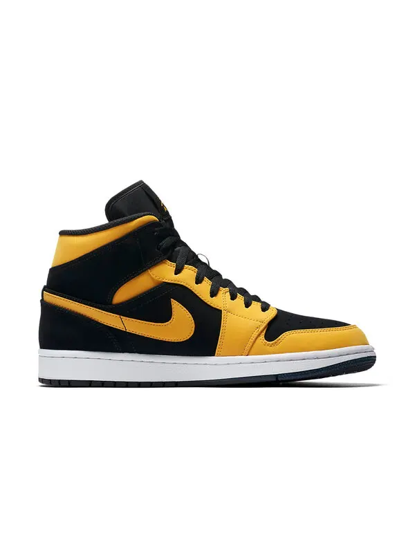 Кроссовки 1 ретро средние Air Jordan — изображение 2 из 4, черный/золотистый
