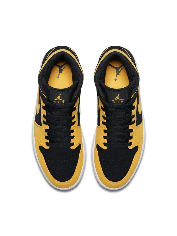 Кроссовки 1 ретро средние Air Jordan — изображение 4 из 4, черный/золотистый