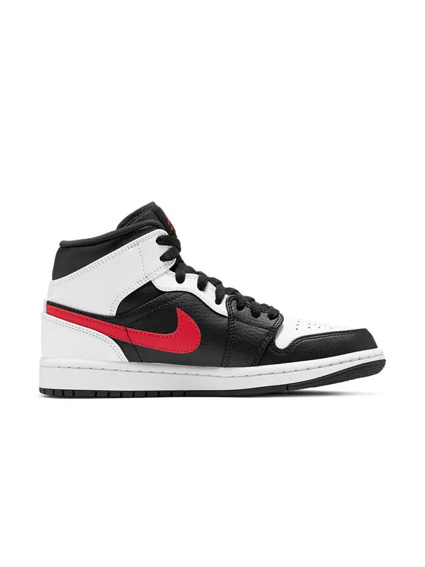 Кроссовки 1 средние Air Jordan — изображение 2 из 4, черный/красный/белый