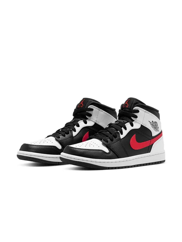 Кроссовки 1 средние Air Jordan — изображение 3 из 4, черный/красный/белый