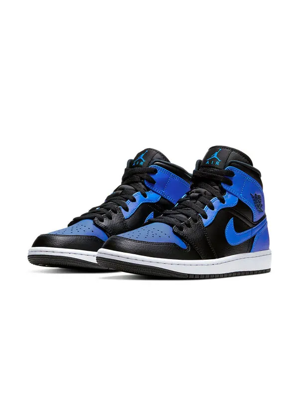 Кроссовки 1 средние Air Jordan — изображение 3 из 4, черный//белый
